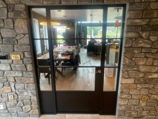 old cabin still doors